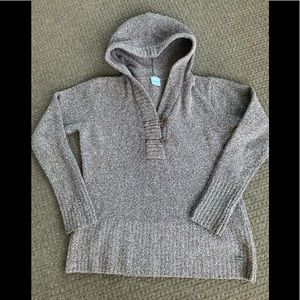 Hoodie sweater. Brown heathered.